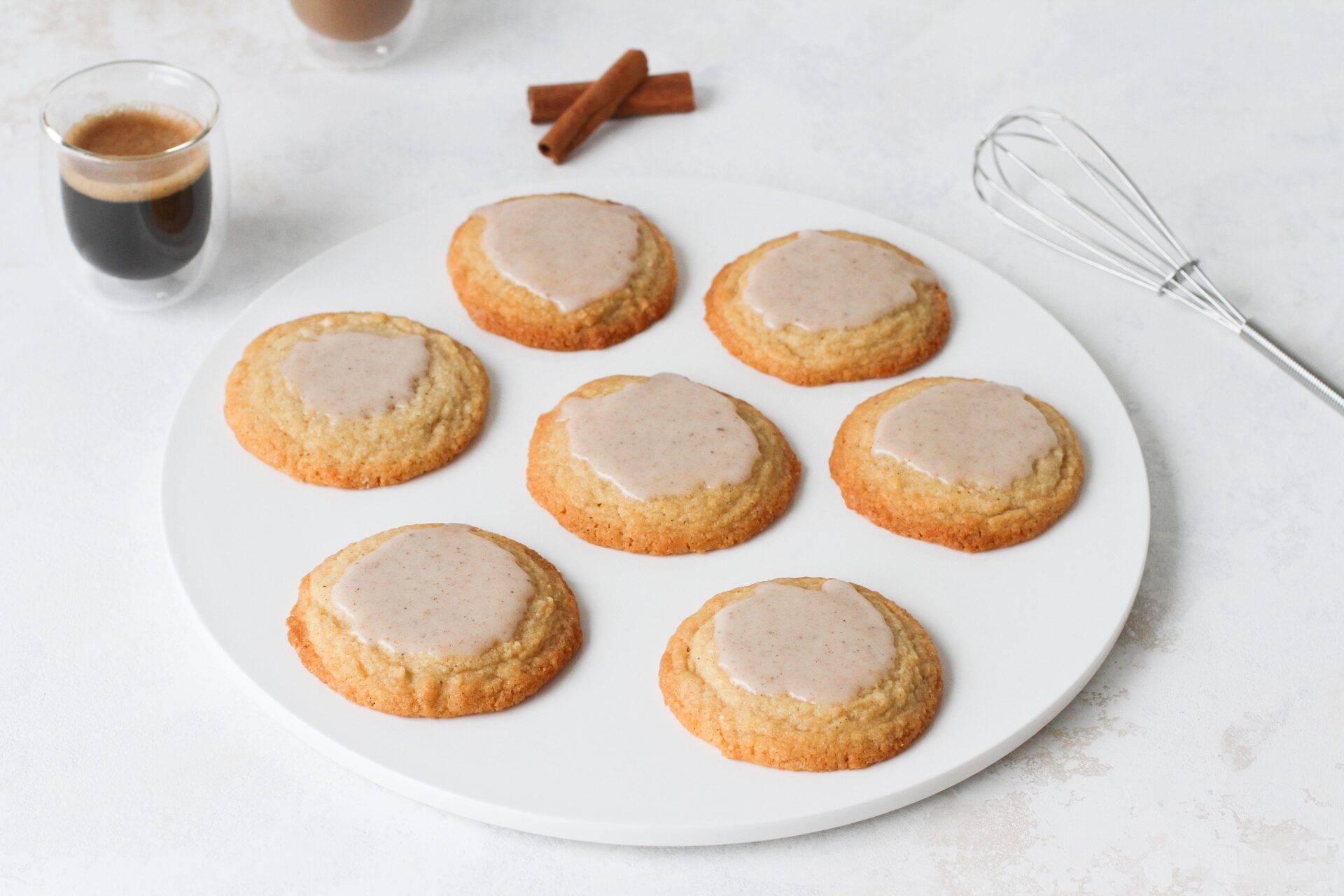 Taylor Swift Chai Spice Sugar Cookie with a chai spice glaze